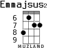 Emmajsus2 для укулеле - вариант 1