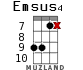 Emsus4 для укулеле - вариант 10