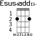Esus4add13- для укулеле - вариант 2