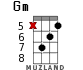 Gm для укулеле - вариант 7