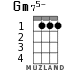 Gm75- для укулеле - вариант 1
