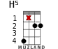 H5 для укулеле - вариант 4