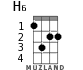 H6 для укулеле - вариант 2