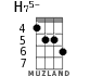H75- для укулеле - вариант 3