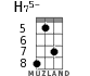 H75- для укулеле - вариант 4