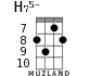 H75- для укулеле - вариант 5