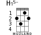 H75- для укулеле - вариант 1