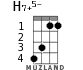 H7+5- для укулеле - вариант 2