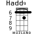 Hadd9 для укулеле - вариант 2