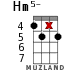 Hm5- для укулеле - вариант 11