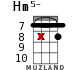 Hm5- для укулеле - вариант 12