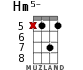 Hm5- для укулеле - вариант 8