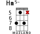 Hm5- для укулеле - вариант 9