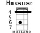 Hm6sus2 для укулеле - вариант 2