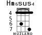 Hm6sus4 для укулеле - вариант 2
