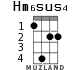 Hm6sus4 для укулеле - вариант 1