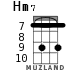 Hm7 для укулеле - вариант 5