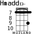 Hmadd13- для укулеле - вариант 4