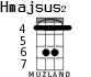 Hmajsus2 для укулеле - вариант 3