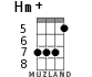 Hm+ для укулеле - вариант 6