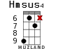 Hmsus4 для укулеле - вариант 11