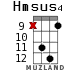 Hmsus4 для укулеле - вариант 12
