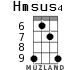 Hmsus4 для укулеле - вариант 5