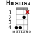 Hmsus4 для укулеле - вариант 9