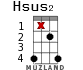 Hsus2 для укулеле - вариант 12