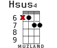 Hsus4 для укулеле - вариант 10
