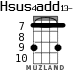 Hsus4add13- для укулеле - вариант 3